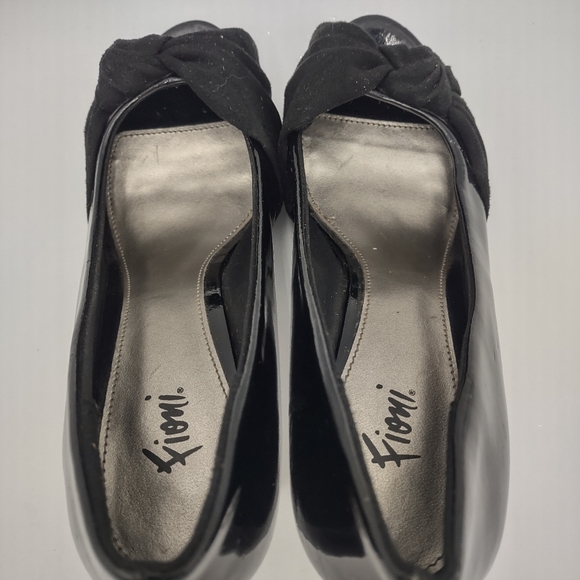 Fioni Shoes Size 6.5 Wide Black - Picture 8 of 11